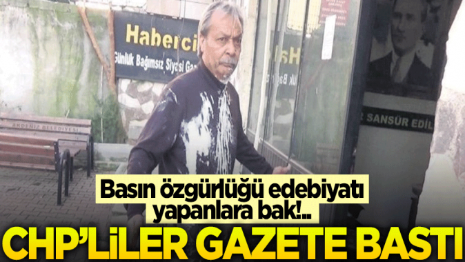 CHPliler gazete bastı!