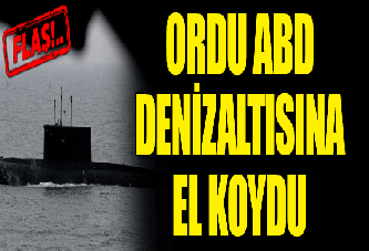 Çin ABD denizaltısına el koydu