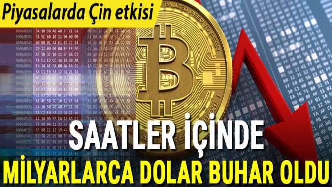 Çin yasak çağrısı yaptı, Bitcoin çöktü