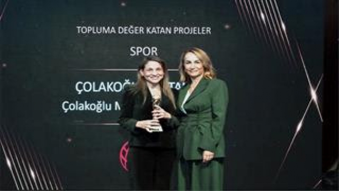 Çolakoğlu Metalurji Spor Kulübü’ne Toplumsal Fayda Ödülü