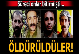 ‘Çözüm Süreci’ni bitiren teröristler öldürüldü