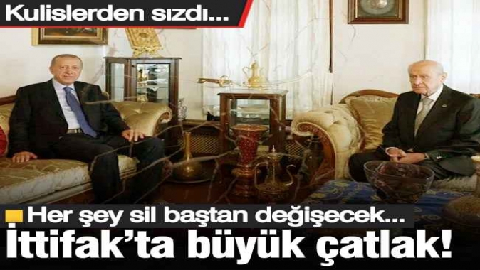 Cumhur İttifakında büyük çatlak! Kulislerden sızdı...