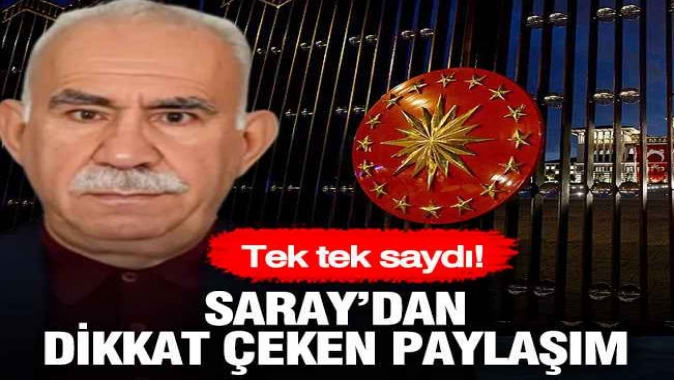 Cumhurbaşkanı Başdanışmanı Mehmet Uçumdan dikkat çeken ‘Terörsüz Türkiye’ paylaşımı!