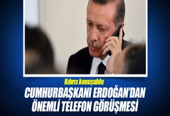 Cumhurbaşkanı Erdoğan Antonio Guterres ile telefonda görüştü