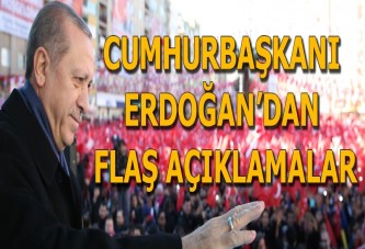 Cumhurbaşkanı Erdoğan Elazığ'da konuşuyor
