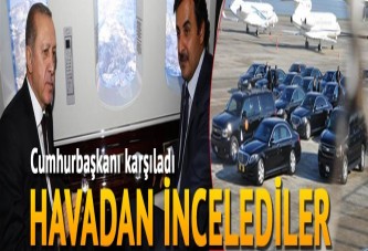 Cumhurbaşkanı Erdoğan, Emir Al Sani'yi havaalanında karşıladı