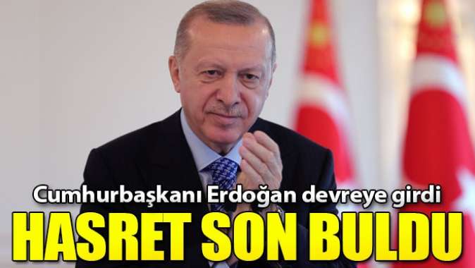 Cumhurbaşkanı Erdoğan müdahale etti! Kızına kavuştu