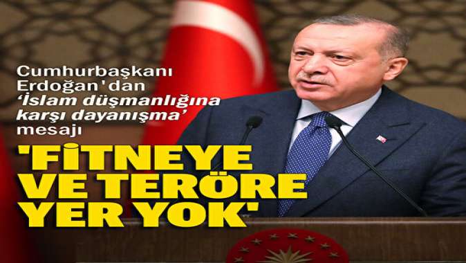 Cumhurbaşkanı Erdoğandan ABDdeki MAS-ICNA Kongresine İslam düşmanlığına karşı dayanışma mesajı