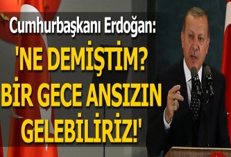 Cumhurbaşkanı Erdoğan'dan flaş açıklama! 'Eğer topraklarımıza taciz olursa...'