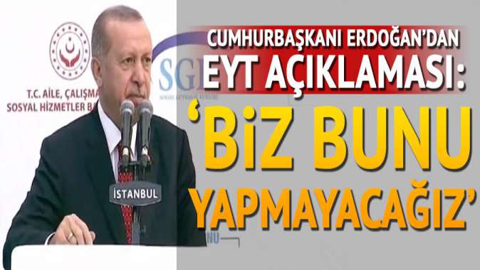 Cumhurbaşkanı Erdoğandan önemli açıklamalar