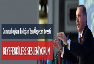 Cumhurbaşkanı Erdoğan'dan Özgecan twiti