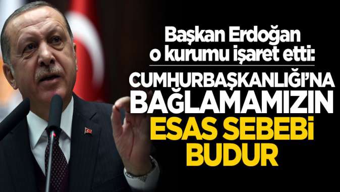 Cumhurbaşkanı Erdoğandan Savunma Sanayii Başkanlığı mesajı