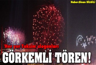 CUMHURİYET ŞÖLENİNDE HER YER TAKSİM