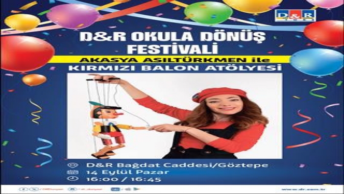 D&R ve Minika’dan okula dönüş sürprizi