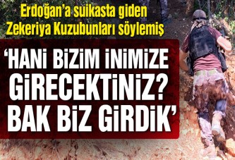 Darbeci asker: Bak biz sizin ininize girdik deyince anladık