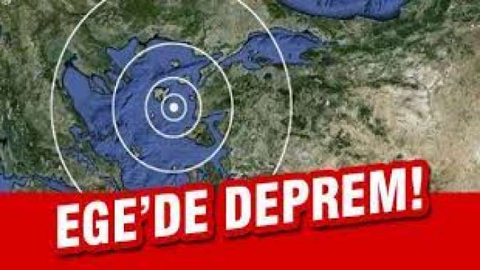 Datçada 5,5 büyüklüğünde deprem!