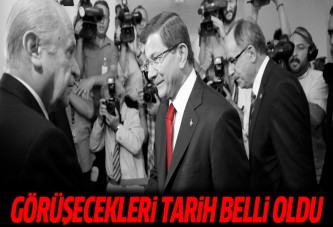Davutoğlu ile Bahçeli'nin görüşme tarihi belli oldu!