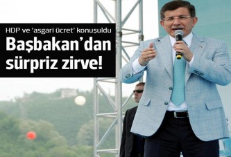 Davutoğlu iş dünyasıyla zirve yaptı.