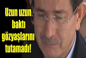 Davutoğlu’nun duygusal anları