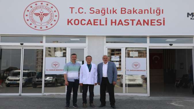 Defnedeki Kocaeli Hastanesine bayram ziyareti