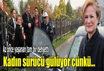 Demir boru seyir halindeki otomobilin ön camına ok gibi saplandı