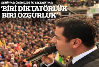 Demirtaş: Bu selin önünde hiçbir baraj dayanamayacaktır