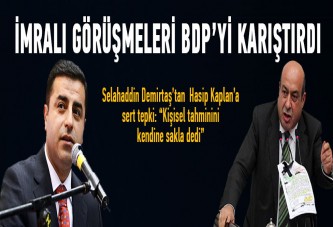 Demirtaş'tan, Kaplan'a sert tepki