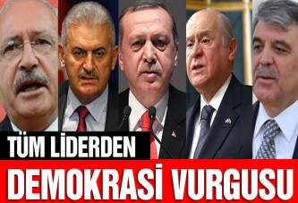 Demokrasi vurgusu