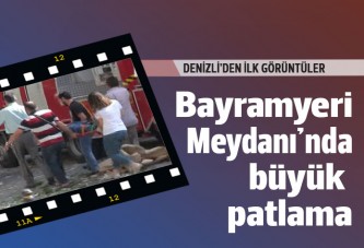 Denizli'de patlama!