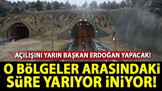 Dev projeyi yarın Başkan Erdoğan açıyor!