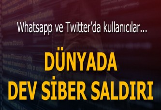 Dev siber saldırı! Twitter da etkilendi