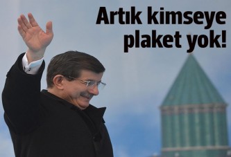 Devlet artık plaket vermeyecek