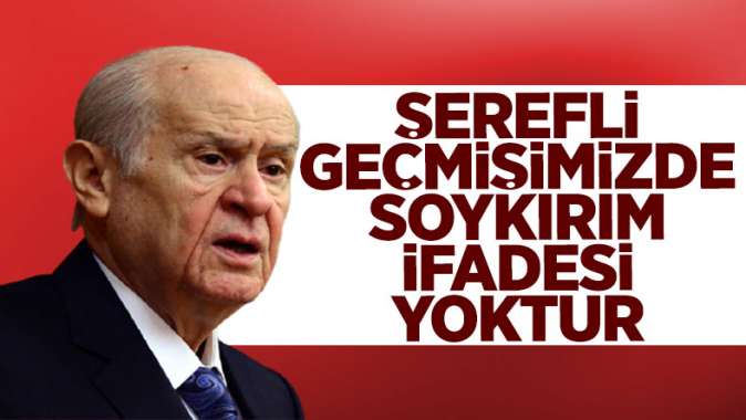 Devlet Bahçeliden Bidenın açıklamasına sert tepki