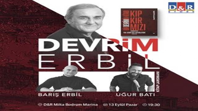 Devrim Erbil, 65 yıllık sanat serüveniyle D&R Milta Bodrum Marina’da
