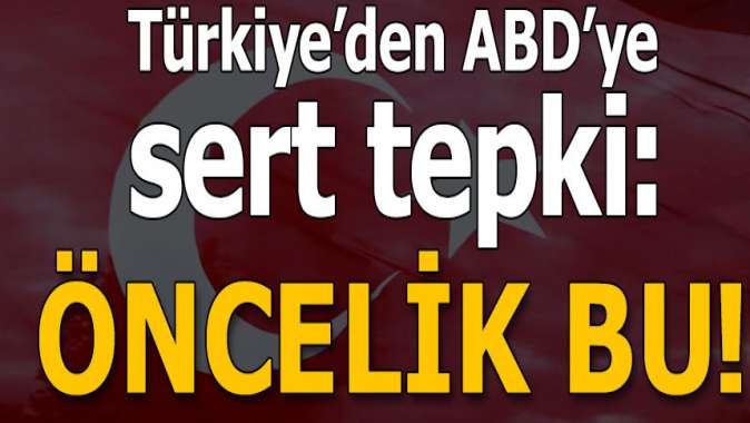 Dışişlerinden ABDye tepki!