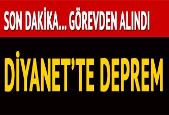 Diyanet'te kritik görevden alma
