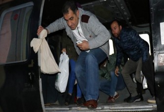 Diyarbakır’da oy torbaları helikopterle taşındı