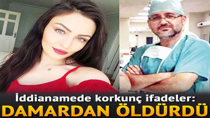 Doktor sevgili damardan öldürdü