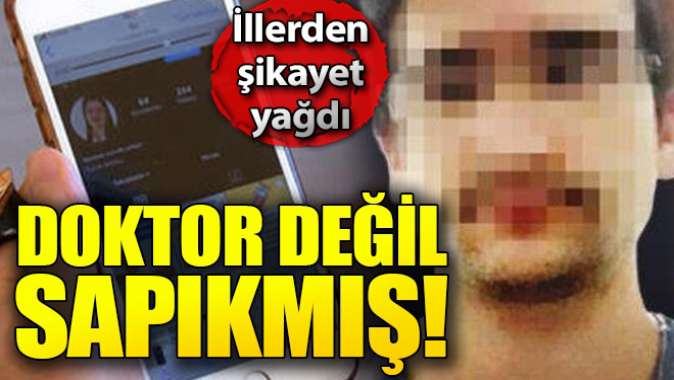 Doktorun sosyal medya hesabından sapık çıktı!