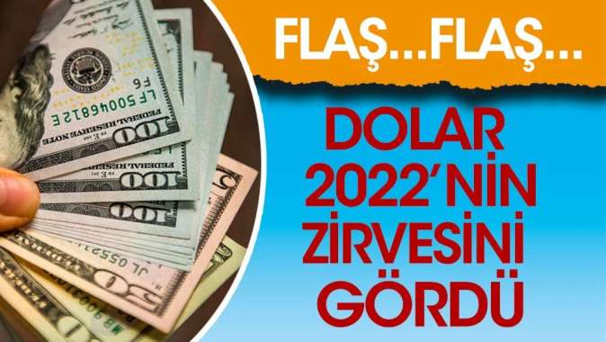 Dolar 17,56 ile 2022 yılının zirvesini gördü