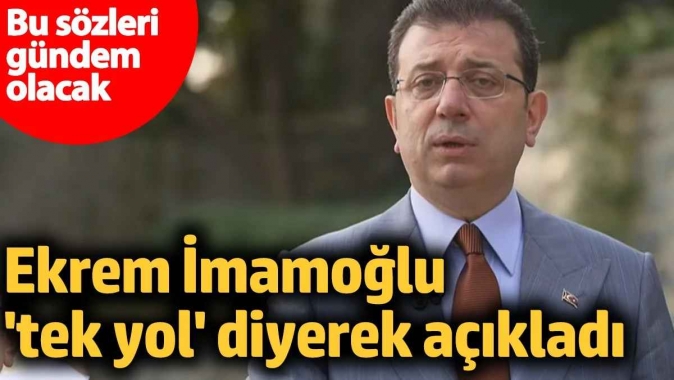 Ekrem İmamoğlundan vatandaşa tarihi çağrı
