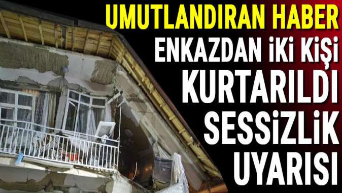 Elazığdan umutlandıran haber.