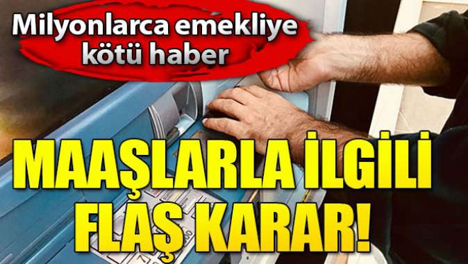 Emeklilere Yargıtaydan çok kötü haber!