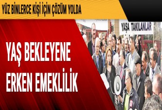 Emeklilikte yaşa takılan 300 bin kişiye çözüm yolda