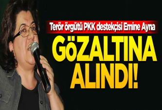 Emine Ayna gözaltına alındı