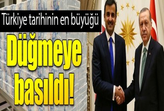 Emir düğmeye bastı! Tarihinin en büyüğü olacak