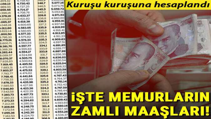 En düşük memur maaşı 4 bin 500 TL