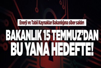 Enerji ve Tabii Kaynaklar Bakanlığına siber saldırı.