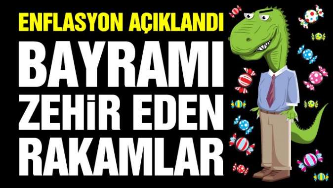 Enflasyon rakamları açıklandı