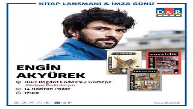 Engin Akyürek ile “kitap” buluşması